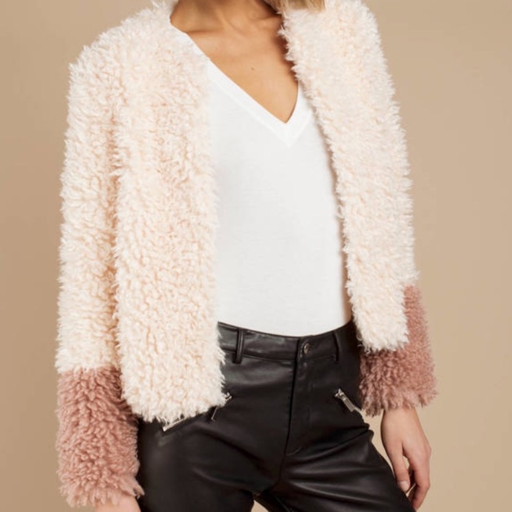 Honey Punch Teddy Coat